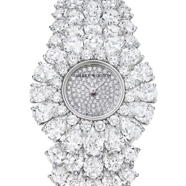 Harry Winston Halo High Jewelry Platinum Brand new
