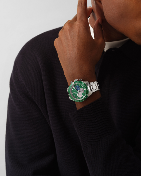 ZENITH CHRONOMASTER SPORT GREEN DIAL TITANIUM