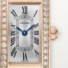 CARTIER TANK AMÉRICAINE MINI MODEL ROSE GOLD DIAMOND