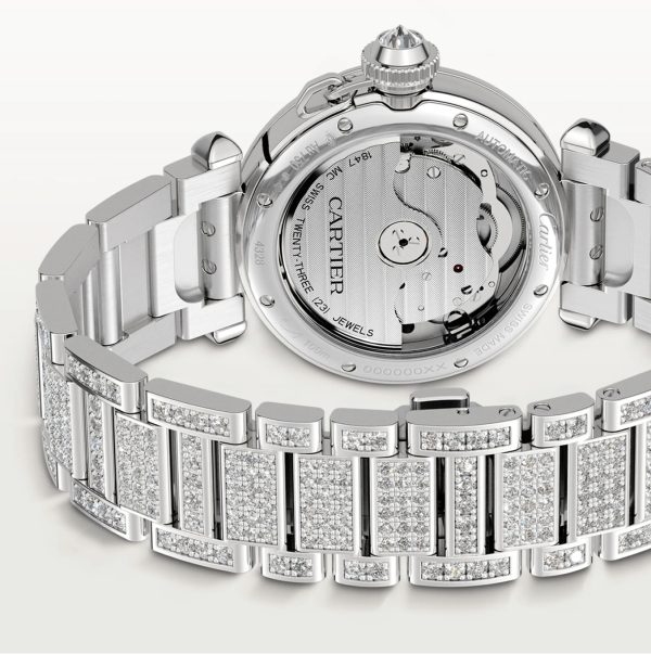 CARTIER PASHA DE CARTIER FULL DIAMOND WHITE GOLD