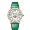 BLANCPAIN LADYBIRD COLORS PHASES DE LUNA ROSE GOLD GREEN ROMAN DIAL