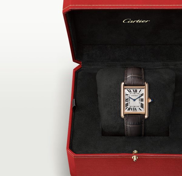 CARTIER TANK LOUIS ROSE GOLD LARGE MODEL