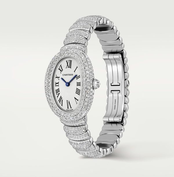 CARTIER BAIGNOIRE WHITE GOLD FULL DIAMOND