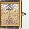 CARTIER TANK LOUIS YELLOW GOLD LARGE MODEL BRUSHED DIAL
