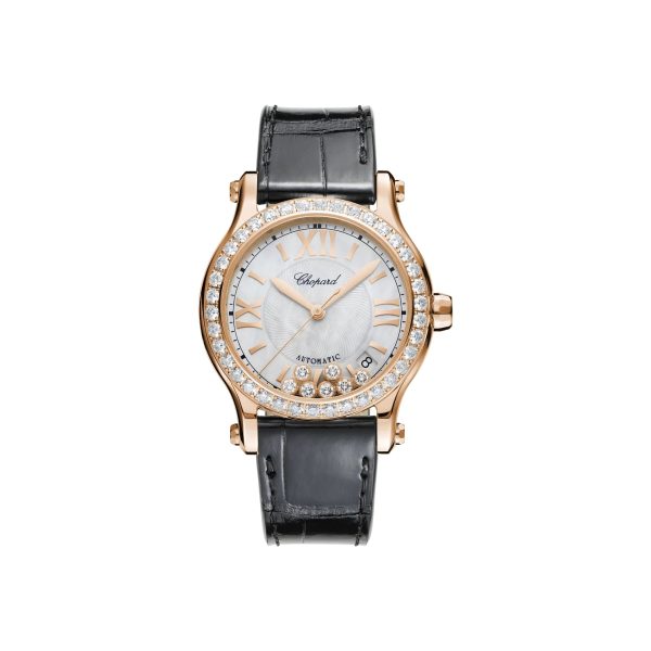 Chopard Happy Sport Rose Gold Diamonds Brand New