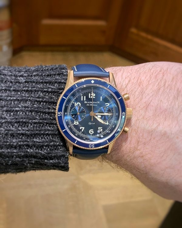 BLANCPAIN AIR COMMAND ROSE GOLD