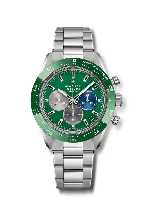 ZENITH CHRONOMASTER SPORT GREEN DIAL TITANIUM