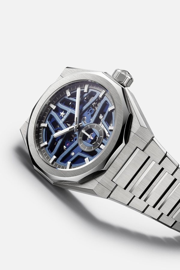 ZENITH DEFY SKYLINE SKELETON STEEL BLUE DIAL