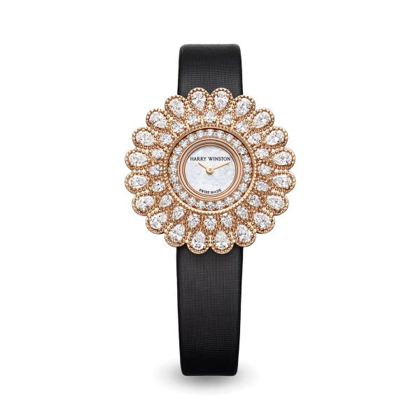 Harry Winston Marquise Time Rose Gold Brand new