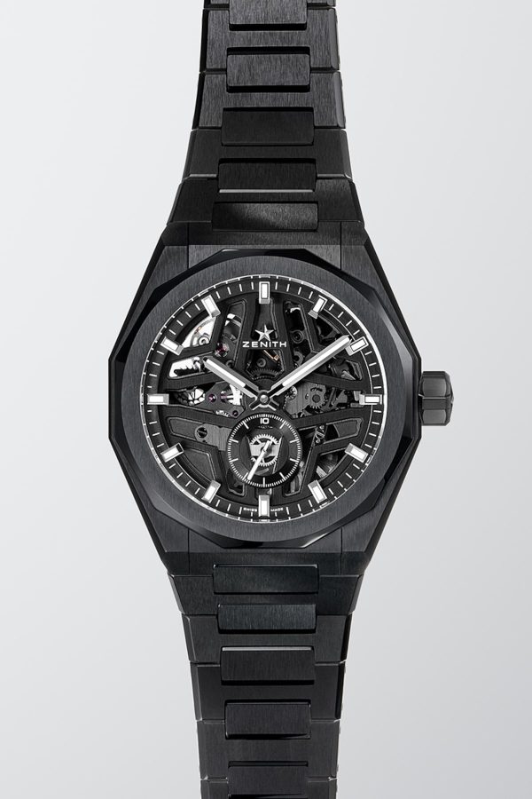 ZENITH DEFY SKYLINE SKELETON BLACK CERAMIC