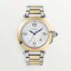 CARTIER PASHA DE CARTIER STEEL YELLOW GOLD