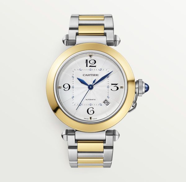 CARTIER PASHA DE CARTIER STEEL YELLOW GOLD