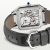 CARTIER SANTOS-DUMONT SKELETON WATCH WITH MICRO-ROTOR