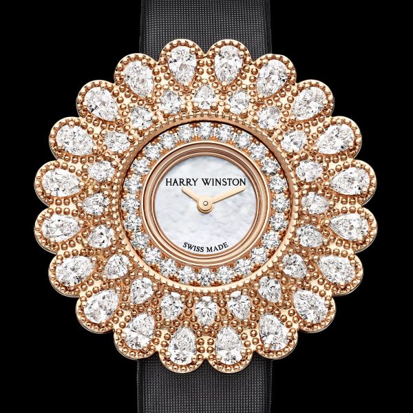Harry Winston Marquise Time Rose Gold Brand new