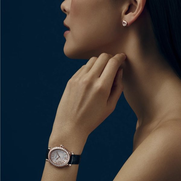 Chopard Happy Sport Rose Gold Diamonds Brand New