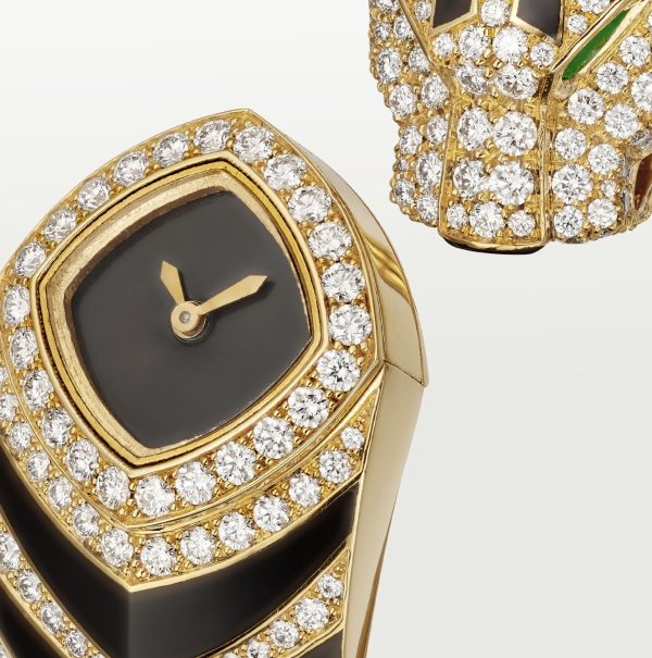 CARTIER LA PANTHÈRE DE CARTIER BANGLE YELLOW GOLD DIAMOND