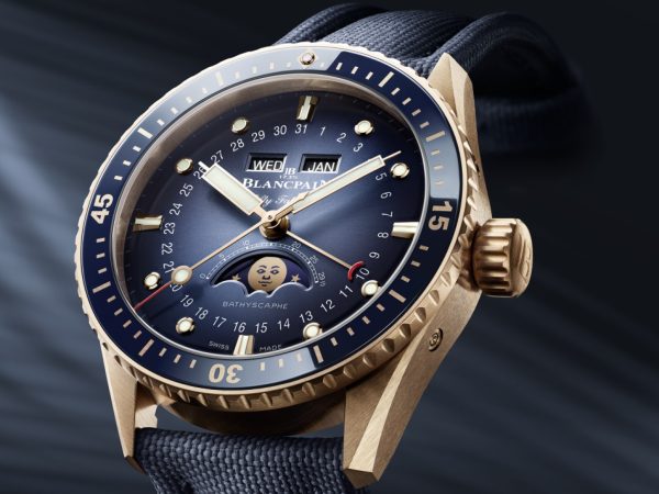 BLANCPAIN BATHYSCAPHE QUANTIEME COMPLETE PHASES DE LUNE ROSE GOLD