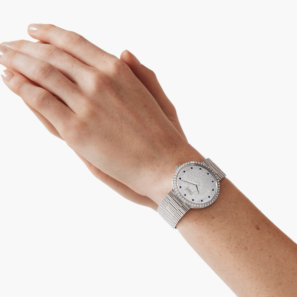 Piaget Altiplano Traditional White Gold Sapphire Diamond Ultra-Thin