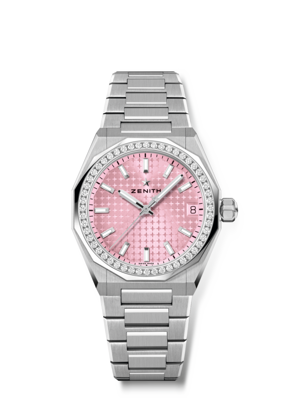 ZENITH DEFY SKYLINE PARIS PINK DIAL DIAMONDS