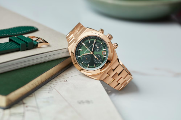 Vacheron Constantin Overseas Chronograph Rose Gold Green Dial