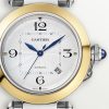 CARTIER PASHA DE CARTIER STEEL YELLOW GOLD