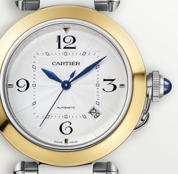 CARTIER PASHA DE CARTIER STEEL YELLOW GOLD