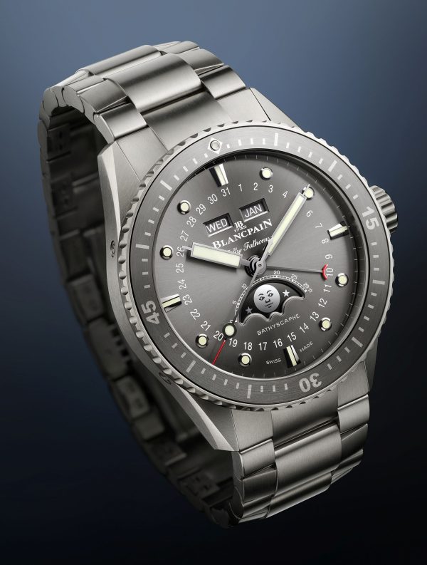 BLANCPAIN BATHYSCAPHE QUANTIEME COMPLETE PHASES DE LUNE GREY DIAL