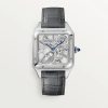 CARTIER SANTOS-DUMONT SKELETON WATCH WITH MICRO-ROTOR