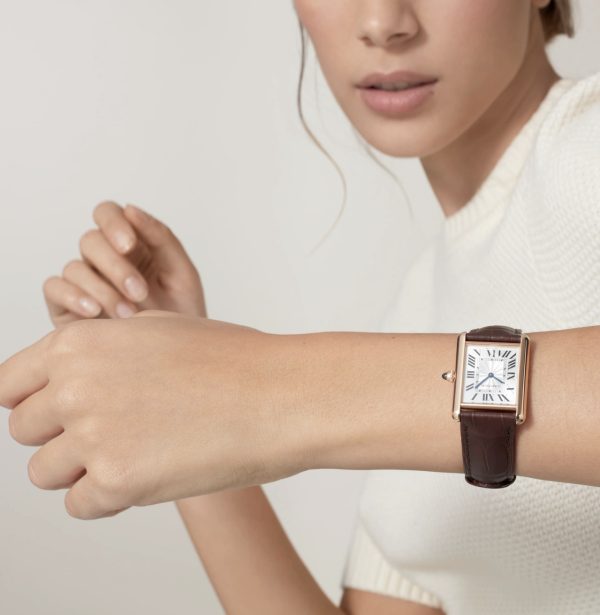 CARTIER TANK LOUIS ROSE GOLD LARGE MODEL