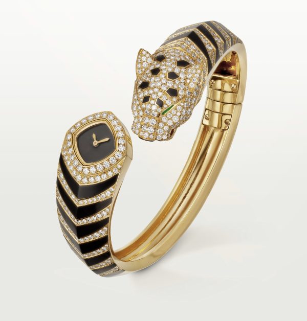 CARTIER LA PANTHÈRE DE CARTIER BANGLE YELLOW GOLD DIAMOND