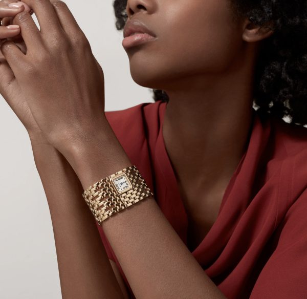 CARTIER LA PANTHÈRE DE CARTIER YELLOW GOLD CUFF WATCH