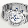 CARTIER PASHA DE CARTIER STEEL WHITE DIAL