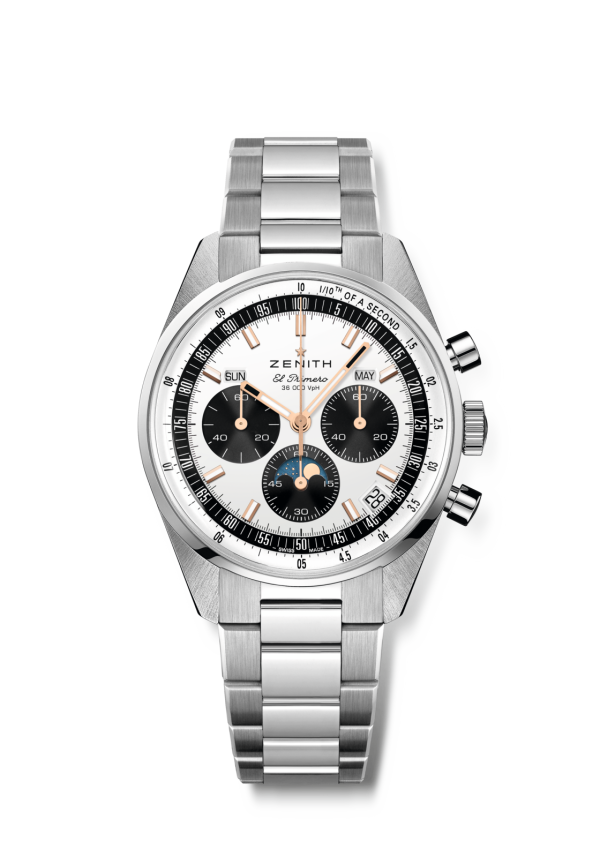 ZENITH CHRONOMASTER SPORT WHITE DIAL TITANIUM