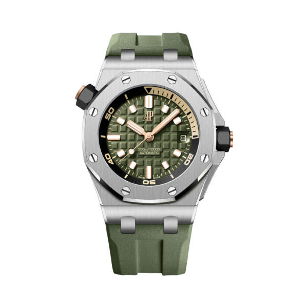 Royal Oak Offshore Diver Khaki Green Méga Tapisserie Dial