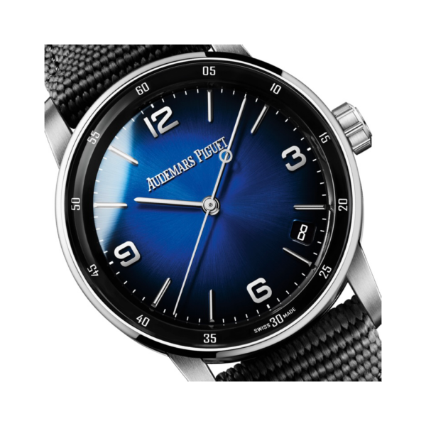 Code 11.59 By Audemars Piguet Selfwinding Smoked Blue Sunburst Lacquered Dial