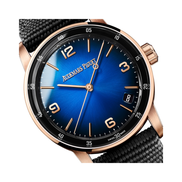 Code 11.59 By Audemars Piguet Selfwinding Sunburst Smoked Blue Lacquered Dial