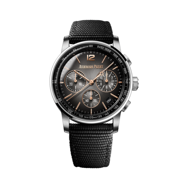 Code 11.59 By Audemars Piguet Selfwinding Chronograph Sunburst Smoked Lacquered Grey Dial