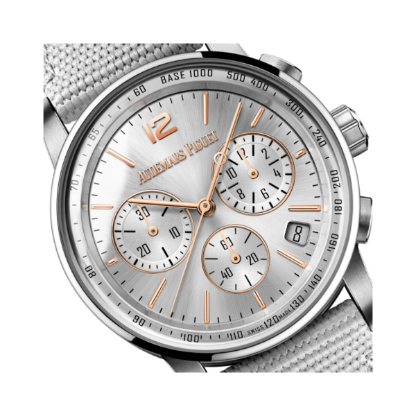 Code 11.59 By Audemars Piguet Selfwinding Chronograph Sunburst Grey Lacquered Dial