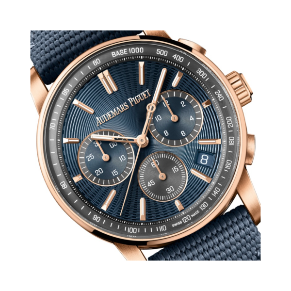 Code 11.59 By Audemars Piguet Selfwinding Chronograph Bleu Nuit Nuage 50 Dial