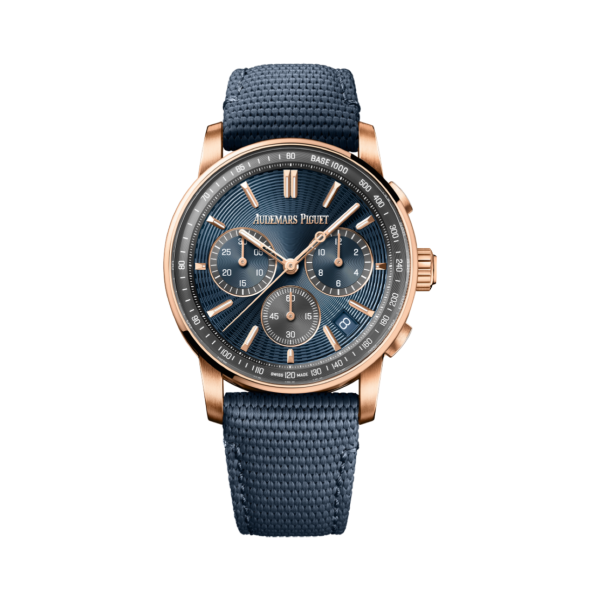 Code 11.59 By Audemars Piguet Selfwinding Chronograph Bleu Nuit Nuage 50 Dial
