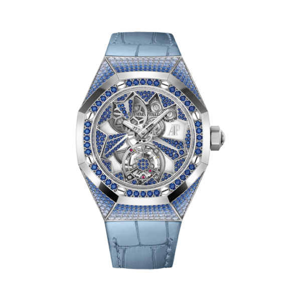Royal Oak Concept Flying Tourbillon Openworked Brilliant-cut Blue Sapphires