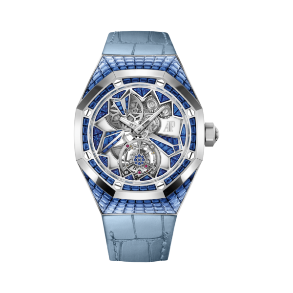 Royal Oak Concept Flying Tourbillon Openworked Baguette-cut Blue Sapphires