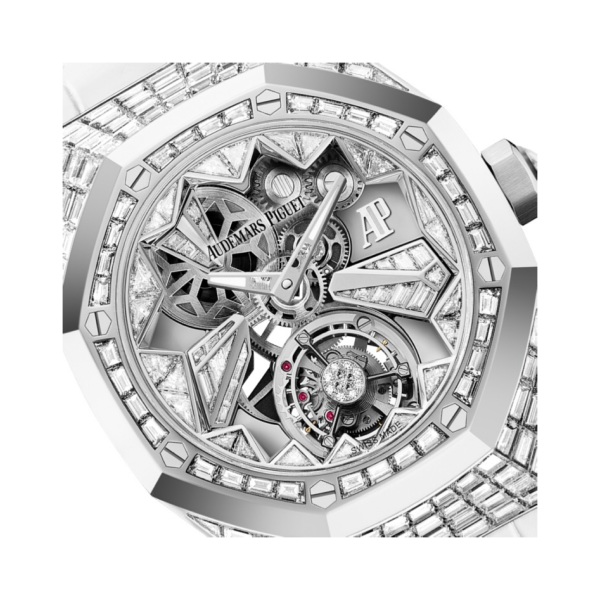 Royal Oak Concept Flying Tourbillon Openworked Baguette-cut Diamonds