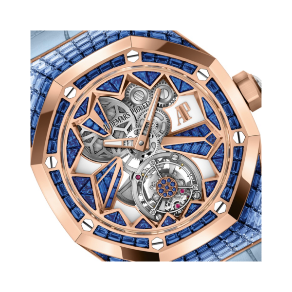 Royal Oak Concept Flying Tourbillon Openworked Baguette-cut Blue Sapphires