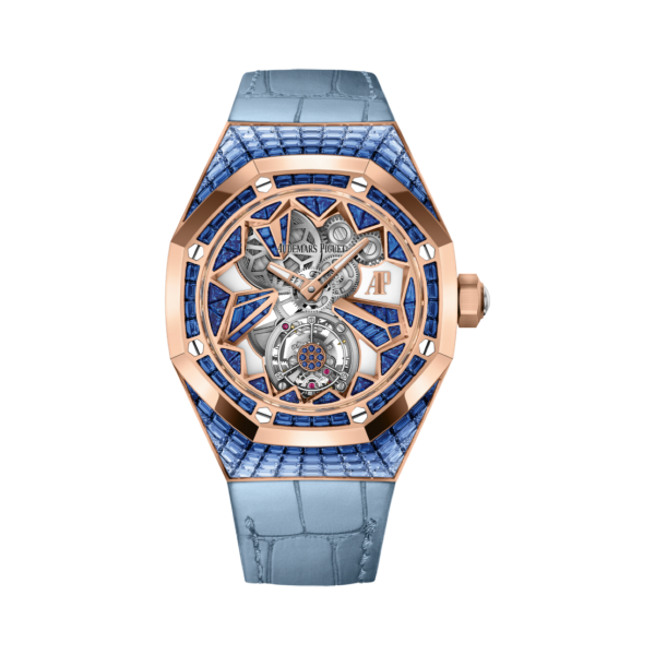 Royal Oak Concept Flying Tourbillon Openworked Baguette-cut Blue Sapphires