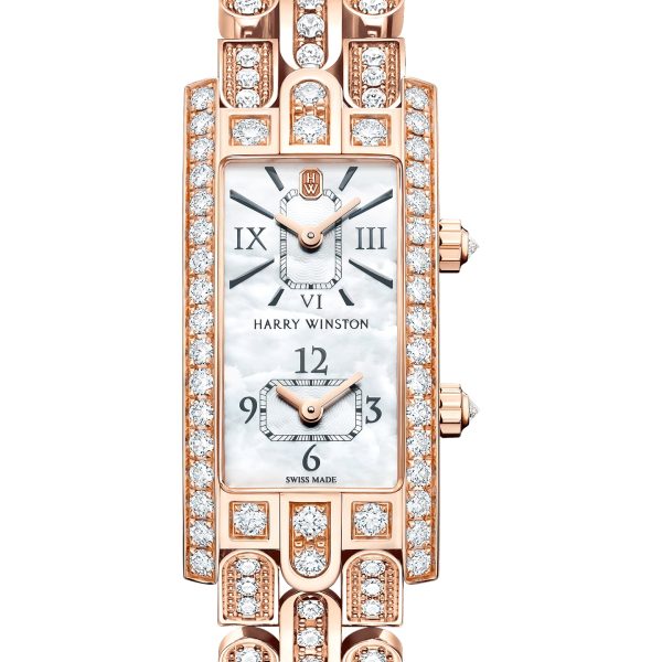 Harry Winston Avenue C Dual Time Brand new