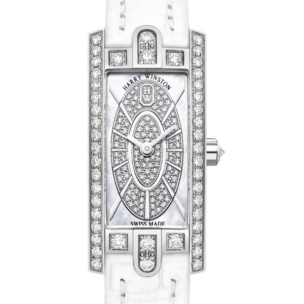 Harry Winston Avenue C Mini White Gold Brand new