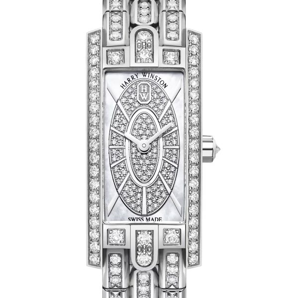 Harry Winston Avenue C Mini White Gold Brand new