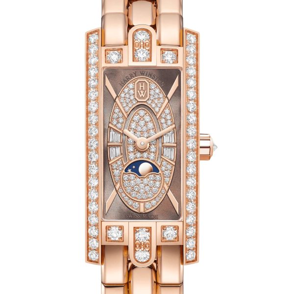 Harry Winston Avenue C Mini Moon Phase Brand new