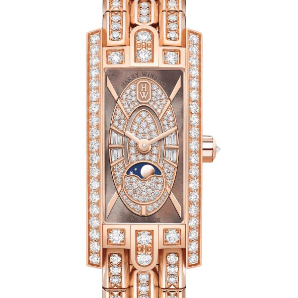 Harry Winston Avenue C Mini Moon Phase Brand new